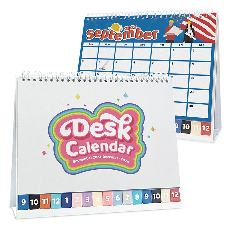 Amazon Desk Calendar 2024 Custom Printing Full Color Print